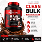 Gladiator Gain Fast Muscle Weight Gainer 3KG