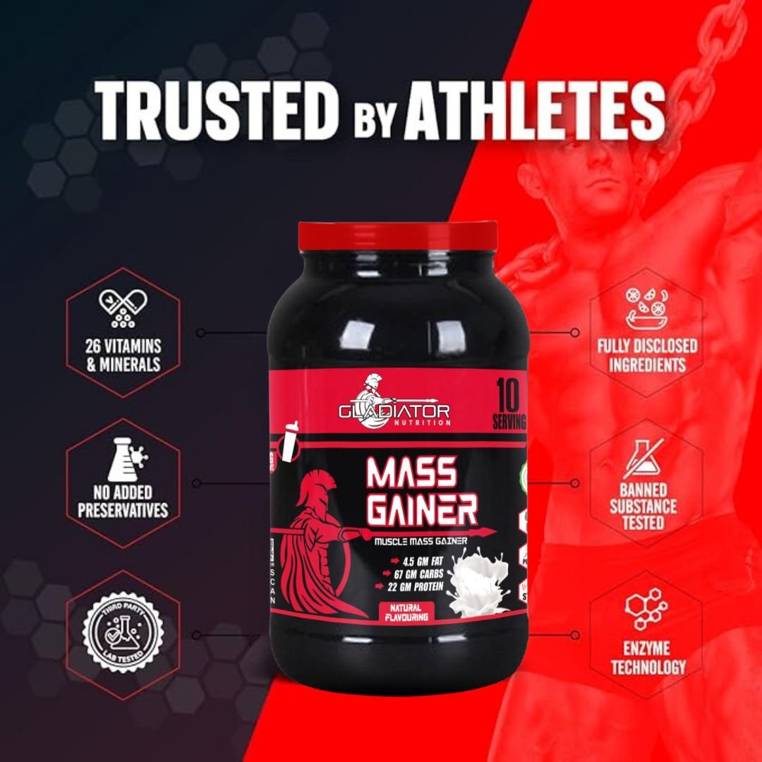 Gladiator Nutrition Mass Gainer 1 KG