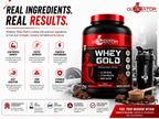 Gladiator Nutrition Whey Gold Protein 2kg | 27g Protein | Double Chocolate
