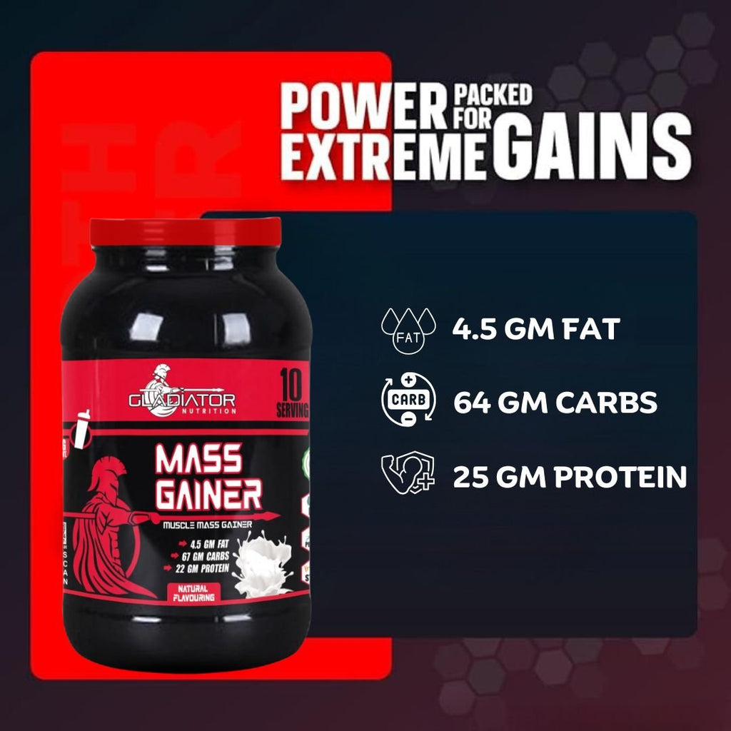 Gladiator Nutrition Mass Gainer 1 KG