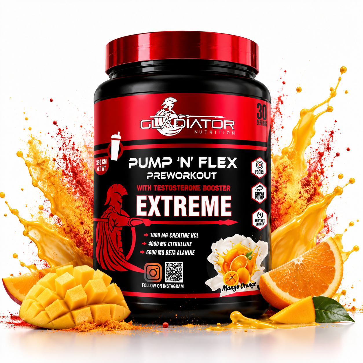 Gladiator Nutrition Pump ‘N’ Flex Extreme – Preworkout