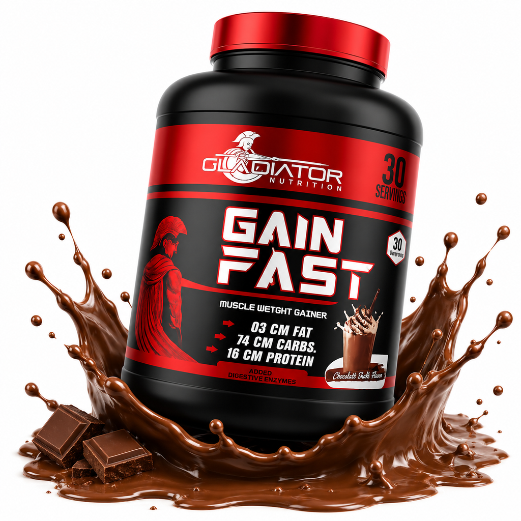 Gladiator Gain Fast Muscle Weight Gainer 3KG