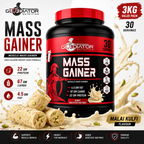Gladiator Nutrition Mass Gainer | 22g Protein | 67g Carbs | 4.5g Fat | Weight & Muscle Gain | Malai Kulfi