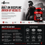 Gladiator Nutrition Nitric Whey Protein | 1kg | 60 Servings | Chocolate Flavour