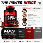 Gladiator Gain Fast Muscle Weight Gainer 3KG