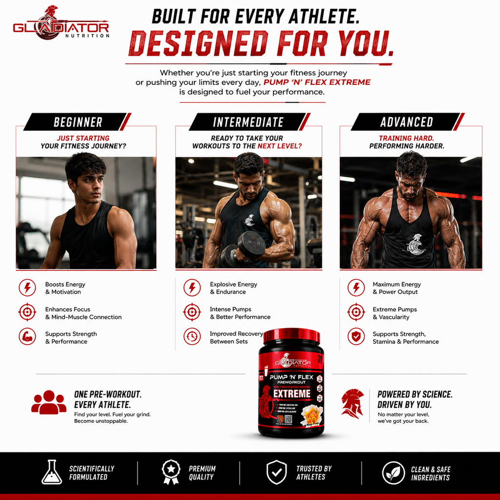 Gladiator Nutrition Pump ‘N’ Flex Extreme – Preworkout